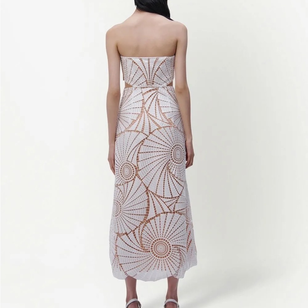 Jonathan Simkhai White Cutout Dress - Picture 3 of 7